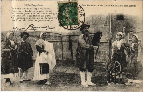 Cpa bapteme les chansons - cpa,