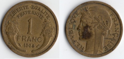 Top rare monnaie franc - de, 1