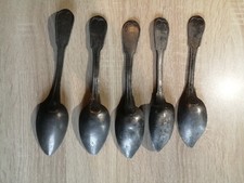 5 cuillères anciennes en