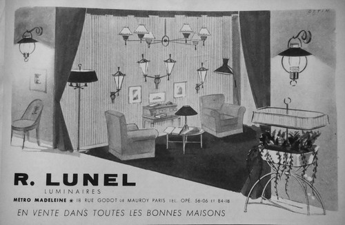 Publicité 1954 lunel - publicitÉ,