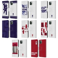 ENGLAND RUGBY UNION PREMIÈRE XV ÉTUI COQUE EN CUIR POUR APPLE iPHONE TÉLÉPHONES