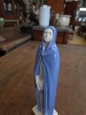 Vierge en faïence émaillée signée Le Henre – Art Déco Quimper – 21 cm