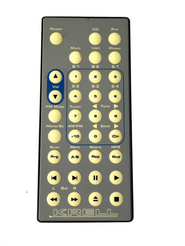 Krell kav 400xi remote - krell, control