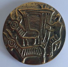 lot de 2 médailles en bronze