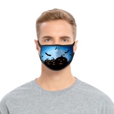 Masque Halloween Citrouilles /