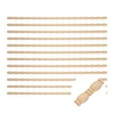 12Pcs Moulure bois brut 15.75"