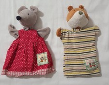 2pc Moulin Roty Puppet Set La