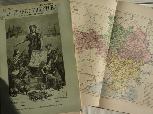France illustrée malte brun - illustrée,