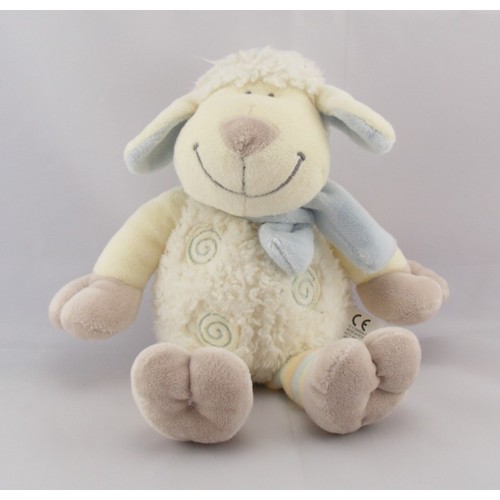 Doudou mouton blanc - , spirale