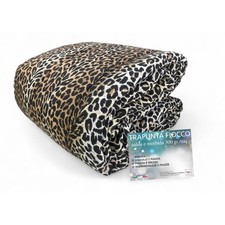 Couette léopard d'hiver 300 gr/m², motif animal, douce et chaude, hypoallergéniq