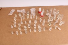 Various Manufactures Lot De 63 Divers Labo Verre Verrerie Bouchons