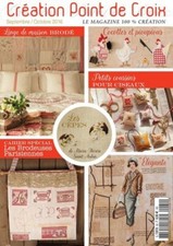 Création point de croix N°60 Linge mode dentelles Enginger Samouiloff Aubin