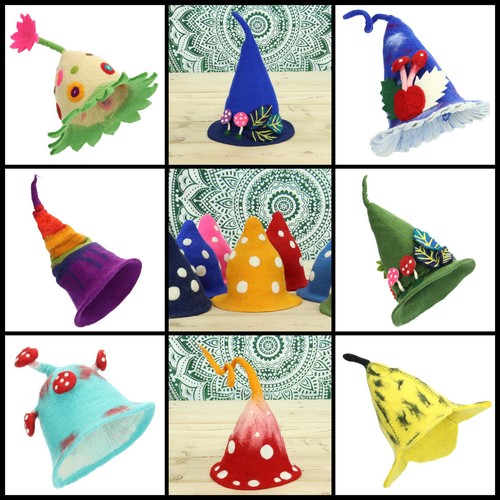 Chapeau laine feutre fait - chapeau,