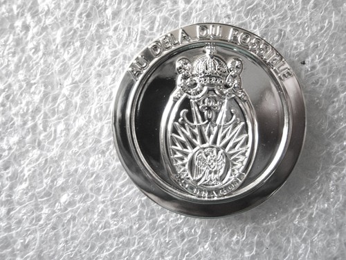 Coin face 37mm en - 37mm, argente