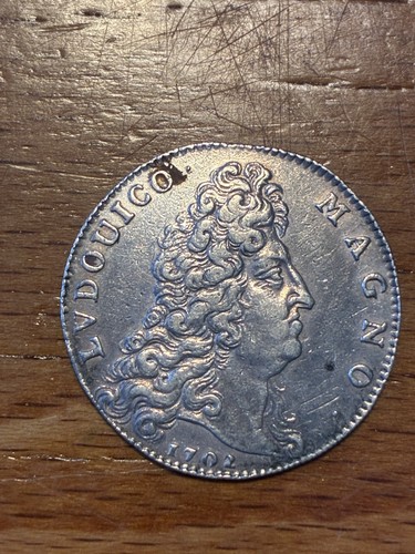 Jeton argent louis xiv ville - jeton,