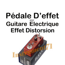 MINI PEDALE D'EFFET BLAXX DISTORSION 3 NIVEAUX REGLAGE