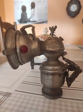 ANCIENNE LAMPE DE VELO  A ACETYLENE MARQUE SOLUX