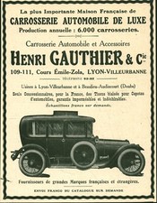 Publicité ancienne automobile carrosserie de luxe  1915 issue de magazine