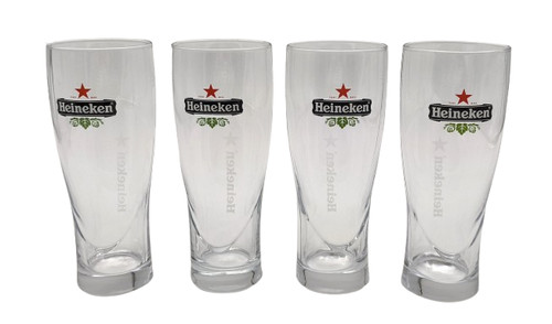 Lot 4 verres heineken - lot,