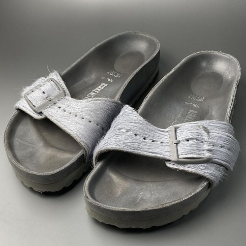 Sandales fourrure grises - sandales,