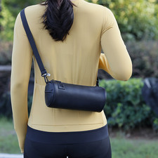 Sacoche de Guidon V??lo 18L Imperm??able Cuir PU avec Acc??s Rapide et Montage