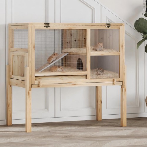 Wooden hamster cages large - wooden,