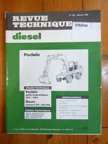 Pelles 75p 90p revue technique - pelles,