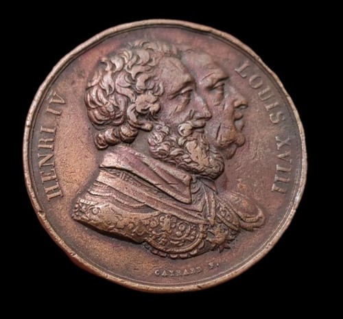 France louis xviii medaille - -,