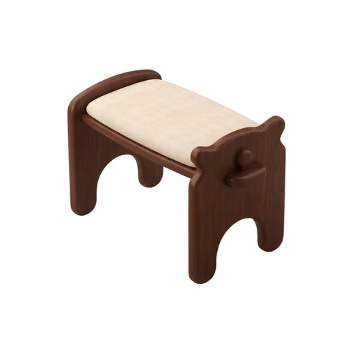Tabouret chien bords arrondis - chien,