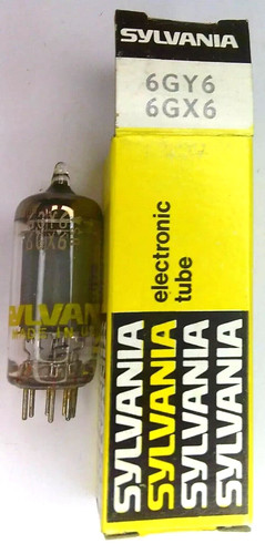 Tube 6gy6 6gx6 sylvania nos - tube,