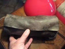 Ancienne trousse étui sacoche Cuir Bois à Paire de Grosses Boules à la Lyonnaise