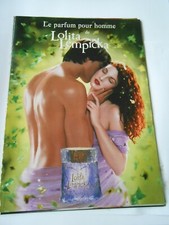Publicité advertising 2000  Le Parfum pour Homme de Lolita de Lempicka