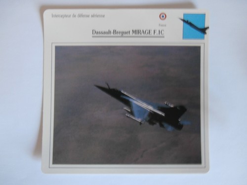 Carte fiche avion dassault - fiche,