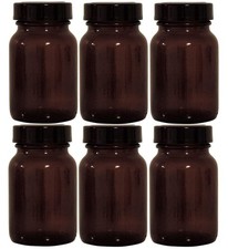 Lot de 6 bocaux d'apothicaire