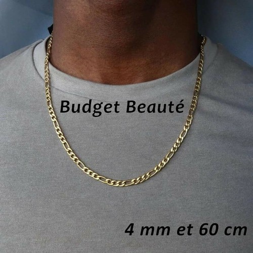 Collier figaro chaîne acier