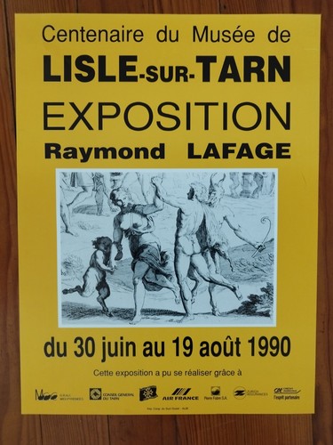 Affiche exposition raymond - exposition,