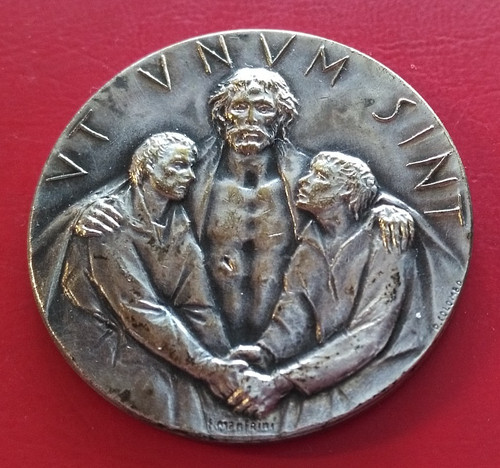 Médaille religieuse rome 1975 - religieuse,