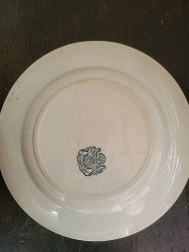 Rare assiette faience blanche - rare,