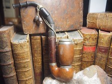 PIPE EN BOIS à haut foyer des alpes  debut 20em