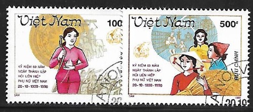 Vietnam 1990 yvert 1140 - yvert, 1140/41