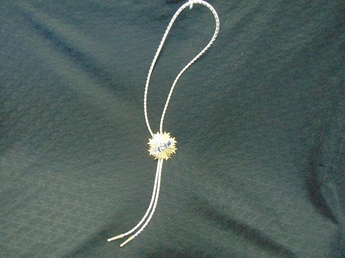 Shriner bolo tie - tie, gold