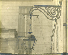 L.P. Phot. France, Château de la Mal Maison, Lanterne style Empire  Vintage prin