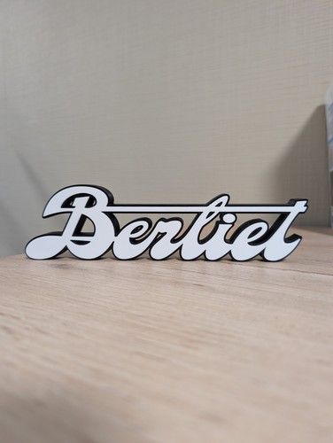 Plaque berliet logo - plaque, 3d