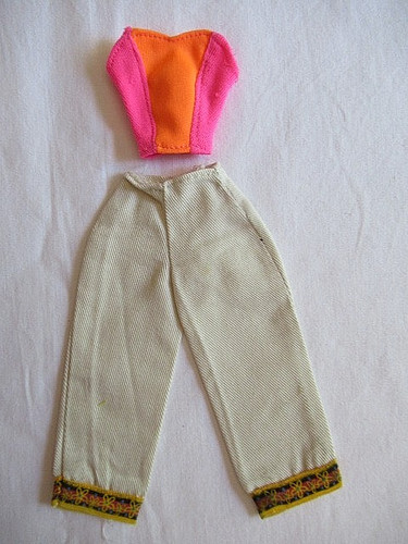 Barbie pantacourt ecru - pantacourt,