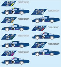 Decals alpine a210 mans - alpine, le