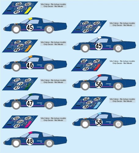 Decals alpine a210 mans - a210,