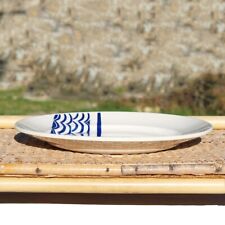 Ancienne assiette de présentation / plat 26 cm Badonviller modèle Orival