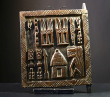 Porte grenier africain en bois