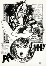Original comic art page Genius issue 9 page 9 by il Maestro Milo Manara