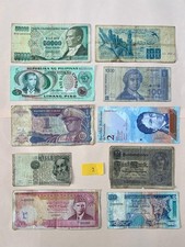 Banknotes World 🌎 #lot 10 Billets Monde #ref:9